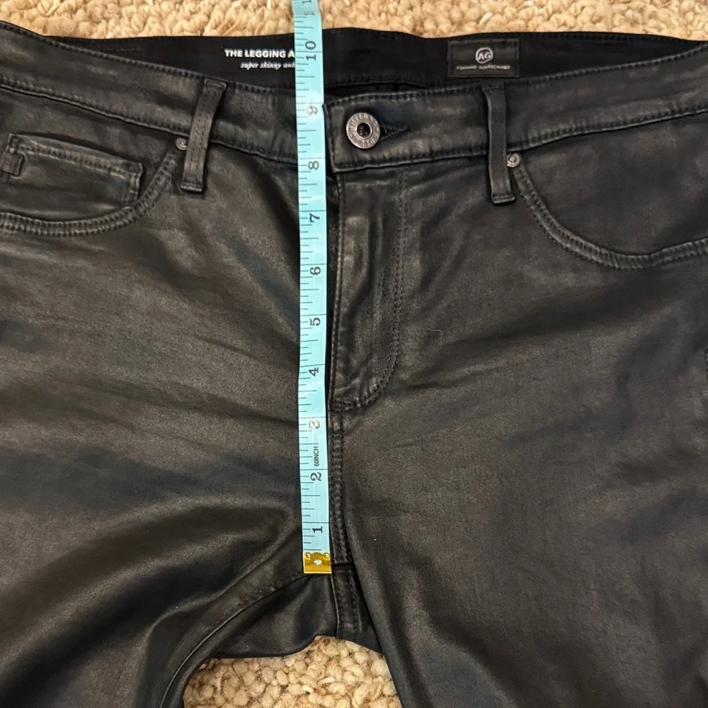 NWOT Adriano Goldschmied Legging Super Skinny Ankle Jeans Lace-Up Sides size 30 - Picture 13 of 16